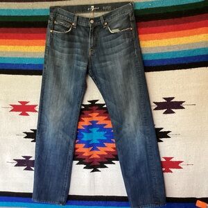 7 For all mankind Austyn jeans Relaxed straight leg jeans 32 x 32 made in USA